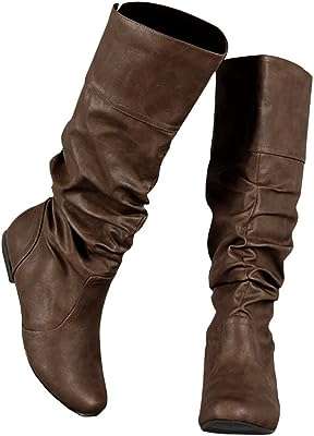 Bottes larges pour femmes hiver hauteur genou automne. La boutique en ligne DIAYTAR COTE D'IVOIRE  propose une large gamme de produits discount pour répondre à tous vos besoins. Obtenez les dernières innovations technologiques, les indispensables pour votre maison et une sélection de vêtements à la mode, le tout à des prix avantageux. Parcourez notre catalogue et profitez de réductions exceptionnelles !