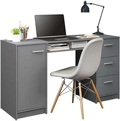 Bureau d'ordinateur madisa home avec 3 tiroirs 1 porte étagère de rangement. Découvrez DIAYTAR COTE D'IVOIRE, la boutique en ligne ultime pour des achats malins. Parcourez notre catalogue où vous trouverez une grande variété de produits discount pour la maison, l'électroménager, l'informatique ainsi que les dernières tendances mode et les gadgets les plus en vogue.