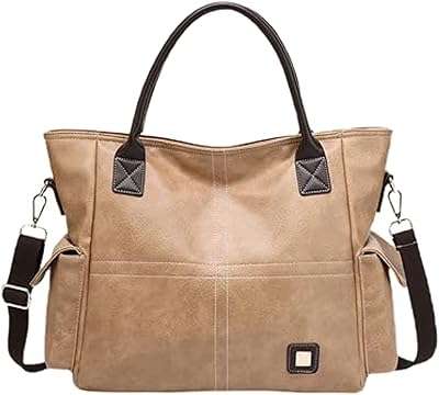 Sac fourre tout en cuir pu de grande capacité brandshow pour femme. Découvrez DIAYTAR COTE D'IVOIRE, votre destination en ligne pour des produits discount de qualité supérieure. Achetez des articles de maison, des appareils électroménagers, des équipements informatiques, des vêtements tendance et des gadgets innovants, le tout à des prix abordables qui ne vous feront pas perdre le sommeil.
