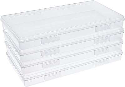Paquet de 4 grandes boîtes rectangulaires en plastique transparent benecrete 78". DIAYTAR COTE D'IVOIRE  - La boutique en ligne qui rend le shopping abordable! Découvrez notre sélection de produits discount, comprenant des équipements informatiques, des appareils électroménagers, des vêtements tendance et bien plus encore, tous à des prix défiant toute concurrence.