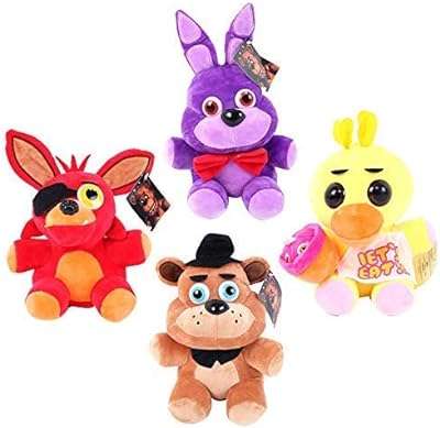 Peluche 4 pièces ensemble 25 cm jouets animaux en kawaii five nights. DIAYTAR COTE D'IVOIRE  - L'adresse incontournable des chasseurs de bonnes affaires en ligne. Découvrez notre large gamme de produits à prix discount, allant des gadgets innovants aux appareils électroménagers dernier cri. Faites des économies sans sacrifier vos envies !