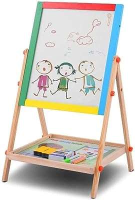 Planche à dessin magnétique double face pour enfants petit tableau d'écriture en bois. DIAYTAR COTE D'IVOIRE  vous propose une expérience d'achats en ligne unique. Découvrez notre sélection de produits discount allant de la maison à l'électroménager, de l'informatique à la mode, sans oublier les gadgets les plus en vogue. Ne dépensez pas plus que nécessaire et trouvez tous vos articles préférés à des prix incroyables !