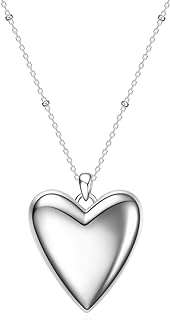 Collier long cœur en argent sterling pour femme plaqué or chaîne à boules de perles. Faites des économies intelligentes avec DIAYTAR COTE D'IVOIRE . Parcourez notre boutique en ligne et trouvez des opportunités incroyables pour équiper votre maison, rester à la pointe de la technologie et vous habiller avec style, le tout à des tarifs défiant toute concurrence.
