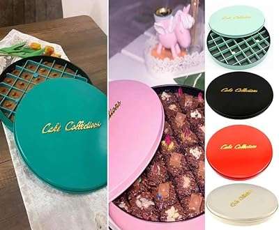 Récipient à gâteau et dessert kunafa basbousa récipient avec cloison en plastique