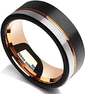 Bagues de mariage en carbure de tungstène 6 mm 8 mm pour hommes et femmes. DIAYTAR COTE D'IVOIRE  - la source ultime de produits discount pour toutes vos envies. Parcourez notre gamme variée, allant de l'informatique à la mode et choisissez parmi une multitude de produits de qualité à des prix qui font sourire votre portefeuille.