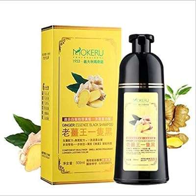 Shampooing colorant pour cheveux noirs au gingembre naturel pour une couverture rapide des gris et blancs. DIAYTAR COTE D'IVOIRE, votre partenaire shopping pour des bonnes affaires au quotidien. Profitez de notre large sélection de produits de qualité à prix réduits, allant des appareils électroménagers indispensables aux dernières tendances de la mode, en passant par les gadgets high-tech et les accessoires informatiques incontournables.