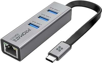 Hub adaptateur usb c vers ethernet promate hub haute vitesse en alliage. DIAYTAR COTE D'IVOIRE  - votre destination pour des produits de qualité à prix réduits. Parcourez notre boutique en ligne pour trouver des offres exceptionnelles sur des articles de maison, d'électroménager, de mode et de gadgets, et économisez tout en enchérissant votre style de vie.