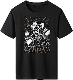 Faiwvhe anime one piece luffy gear 5 fruit oiken t shirt en coton. Trouvez les meilleures affaires en ligne chez DIAYTAR COTE D'IVOIRE  - une boutique généraliste offrant une variété de produits discount allant de l'électroménager aux articles high-tech, sans oublier les vêtements et les accessoires tendances. Découvrez un choix incroyable de produits de qualité à des prix imbattables !