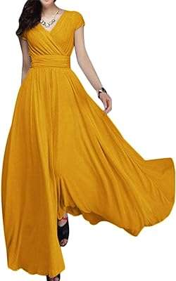 Robe de demoiselle d'honneur vintage en mousseline de soie et tulle col en v longue pour soirée. Découvrez DIAYTAR COTE D'IVOIRE, la boutique en ligne ultime pour des achats malins. Parcourez notre catalogue où vous trouverez une grande variété de produits discount pour la maison, l'électroménager, l'informatique ainsi que les dernières tendances mode et les gadgets les plus en vogue.
