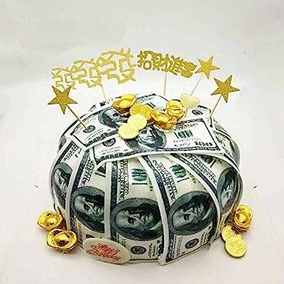 24 pièces de papier gaufrette comestible pour billet d'argent pré 100 dollars pour la décoration. Avec DIAYTAR COTE D'IVOIRE, achetez malin et économisez sur tous vos achats en ligne. Profitez de réductions exceptionnelles sur une multitude de produits, du petit électroménager aux vêtements et accessoires tendance. Optimisez votre budget avec DIAYTAR COTE D'IVOIRE  dès aujourd'hui !