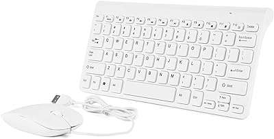 Combo clavier et souris usb ensemble mini ultra fin (blanc). Ne cherchez plus, DIAYTAR COTE D'IVOIRE  est là pour vous offrir les meilleurs deals en ligne ! Explorez notre vaste sélection de produits à prix réduits, incluant tout ce dont vous avez besoin pour votre maison, votre cuisine, votre garde-robe et bien plus encore. Profitez de nos offres discount sur les dernières tendances et économisez tout en restant à la pointe de la mode.