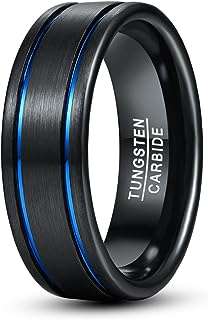 Bagues de mariage en tungstène noir de 8 mm pour hommes avec fines. DIAYTAR COTE D'IVOIRE  - La meilleure adresse pour des prix imbattables sur une vaste sélection de produits. Que vous recherchiez des articles pour votre maison, votre informatique ou votre garde-robe, nous avons tout ce qu'il vous faut à prix discount. Explorez notre site dès maintenant et profitez des meilleures affaires en ligne!