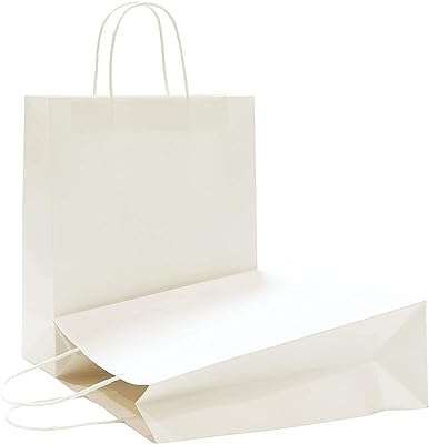 Sacs en papier kraft chowway 50 sacs cadeaux artisanal avec poignées. Découvrez DIAYTAR COTE D'IVOIRE, votre boutique en ligne incontournable pour des affaires discount. Profitez de nos multiples catégories allant des articles pour la maison aux gadgets dernier cri, en passant par la mode à petits prix. Faites-vous plaisir sans vous ruiner avec notre sélection variée !