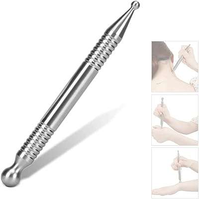 Stylo d'acupuncture masseur de tissus profonds stylo portatif en acier inoxydable pour soulager la douleur. DIAYTAR COTE D'IVOIRE  est votre complice pour des achats malins. Explorez notre boutique en ligne et dénichez des affaires incroyables sur une gamme variée de produits, allant de l'informatique à la maison en passant par la mode. Optez pour des produits de qualité à prix discount, sans compromis.