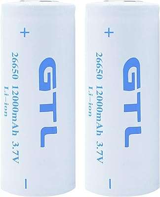 Batterie rechargeable li ion 26650 (dessus plat) paquet de 2 batteries 12. Faites des économies intelligentes avec DIAYTAR COTE D'IVOIRE  - la boutique en ligne qui réunit tous vos besoins essentiels à des prix imbattables. Explorez notre vaste gamme de produits de la maison, de l'électroménager à l'informatique en passant par la mode et les gadgets, et découvrez comment prendre soin de votre budget sans faire de compromis sur la qualité.