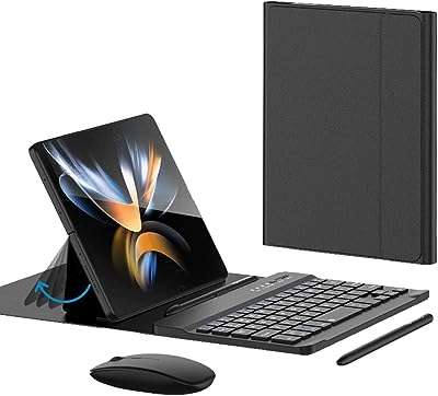 Étui avec clavier samsung galaxy z fold 4 avec souris bluetooth stylet capacitif et bluetooth. DIAYTAR COTE D'IVOIRE  - Votre destination en ligne pour des affaires incroyables. Rendez-vous sur notre site et découvrez un choix sensationnel de produits discount, qu'il s'agisse de l'électroménager indispensable, de l'informatique à la pointe ou des dernières tendances en matière de mode.