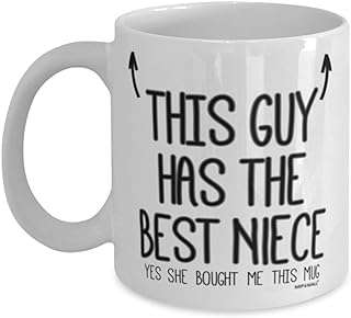 Tasse oncle cadeaux ce type a la la meilleure nièce tasses. DIAYTAR COTE D'IVOIRE  vous offre un large choix de produits discount, allant des appareils électroménagers dernier cri aux vêtements à la mode en passant par les gadgets les plus innovants. Faites vos achats en ligne en toute simplicité et bénéficiez de prix avantageux pour équiper votre maison avec style, sans vous ruiner.