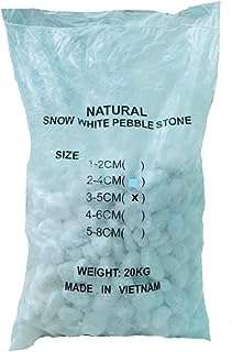 Blanc neige 3 5cm galets décoratifs naturels pour décoration de jardin plantes. Besoin de trouver des gadgets originaux et amusants ? DIAYTAR COTE D'IVOIRE  est là pour vous proposer une sélection de produits discount qui égayeront votre quotidien. Trouvez des cadeaux uniques pour vos proches ou offrez-vous des articles ludiques qui vous divertiront sans vider votre porte-monnaie. Faites de votre shopping en ligne un moment fun et économique.