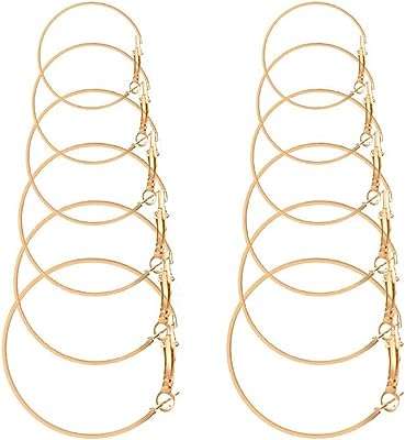 Ensemble de 6 paires de boucles d'oreilles rondes plaquées or pour femmes et filles. Get more bang for your buck at DIAYTAR COTE D'IVOIRE, the leading online store for discounted products. With a diverse range of items, including household essentials, electronics, fashionable clothing, and trendy gadgets, our store guarantees remarkable savings without compromising on quality or style. Shop smart and save big with us today.