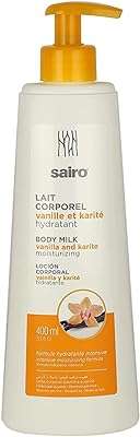 Lait corporel hydratant sairo à la vanille et karité 400 ml. Bienvenue chez DIAYTAR COTE D'IVOIRE, la boutique en ligne discount pour toutes vos envies. Découvrez notre sélection exclusive de produits discount pour la maison, l'électroménager, l'informatique et la mode, et faites des économies tout en conservant la qualité. Ne manquez pas nos offres incroyables sur les derniers gadgets à la pointe de la technologie.