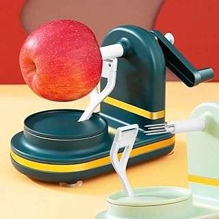 Éplucheur de fruits rotatif automatique nns trancheur de fruits éplucheur gadgets de cuisine. Achetez malin sur DIAYTAR COTE D'IVOIRE  ! Notre boutique en ligne généraliste propose une large gamme de produits discount allant des articles pour la maison, à la mode en passant par l'électroménager et l'informatique. Profitez de nos offres imbattables et faites des économies dès aujourd'hui !