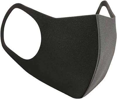 10 pièces masque noir unisexe masques en tissu réutilisables lavables pour hommes