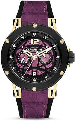 Montre cerruti 1881 pour homme violet. Faites de bonnes affaires dès aujourd'hui avec DIAYTAR COTE D'IVOIRE  ! Parcourez notre boutique en ligne généraliste où vous trouverez une large gamme de produits discount, des articles pour la maison à l'électroménager, en passant par l'informatique et la mode. Profitez de nos prix compétitifs et offrez-vous des produits de qualité à moindre coût.