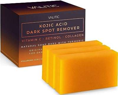Barres de savon anti taches foncées à l'acide kojique valitic avec vitamine. DIAYTAR COTE D'IVOIRE  - votre guichet unique pour des achats discount en ligne. Parcourez notre catalogue diversifié et trouvez des produits de qualité à des prix incroyables. Avec notre large sélection allant de la maison à l'informatique en passant par l'électroménager, vous trouverez toujours ce dont vous avez besoin chez nous.