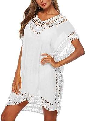 Robe de plage ample pour femmes tunique de bikini solide cover up pour vêtements. DIAYTAR COTE D'IVOIRE  vous offre des produits discount exceptionnels, sans compromis sur la qualité. Parcourez notre sélection variée comprenant des appareils électroménagers fiables, des gadgets innovants et des tendances mode à des prix défiant toute concurrence.