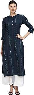 Kurti en pur coton pour femme | haut kurta robe ethnique. Faites un bond dans le monde des bonnes affaires avec DIAYTAR COTE D'IVOIRE  ! Découvrez notre boutique en ligne généraliste où vous trouverez tout ce dont vous avez besoin, de la maison à l'électroménager, de l'informatique à la mode, et même les derniers gadgets. Ne sacrifiez pas votre budget pour vous faire plaisir, optez pour nos produits discount de qualité.