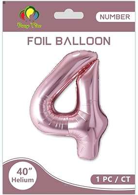 Partytime ballon en aluminium numéro 4 en or rose grand ballon en mylar pour décorations. DIAYTAR COTE D'IVOIRE  - la solution pour des achats discount en ligne simples et rapides. Trouvez tout ce dont vous avez besoin sans vous ruiner, de la maison à l'électroménager en passant par l'informatique et la mode. Profitez de nos prix compétitifs et faites des économies dès maintenant.