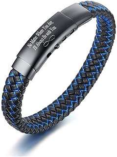 Bracelet en cuir réglable pour hommes bracelets larges tressés bleu. Faites une affaire incroyable chez DIAYTAR COTE D'IVOIRE, votre destination en ligne pour des achats discount qui ne vident pas votre portefeuille ! Parcourez notre sélection complète de produits, des articles pour la maison aux gadgets dernier cri. Économisez sur les appareils informatiques de haute technologie et vos marques de mode préférées, tout en profitant d'une livraison rapide et d'un service client exceptionnel. Redéfinissez votre façon de magasiner avec nous et réalisez des économies substantielles dès maintenant !
