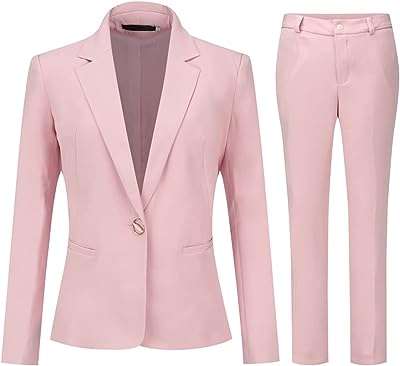 Ensemble blazer et pantalon de costume de bureau deux pièces pour femme. Découvrez DIAYTAR COTE D'IVOIRE, votre boutique en ligne où vous pouvez économiser gros sur une large gamme de produits. Trouvez tout ce dont vous avez besoin pour votre maison, de l'électroménager à l'informatique, et restez à la mode avec nos vêtements et gadgets discount. N'attendez plus et profitez dès maintenant de nos offres à prix cassés!