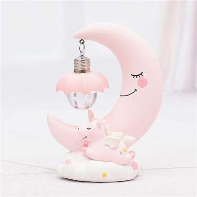 Veilleuse licorne lune led de dessin animé pour anniversaire noël et autres. DIAYTAR COTE D'IVOIRE  : la destination incontournable pour des achats discount en ligne. Découvrez notre gamme complète de produits discount allant des indispensables de la maison aux dernières tendances en matière de gadgets et d'informatique. Faites des économies tout en obtenant des articles de qualité en un seul clic !