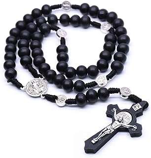 Chapelet en bois authentique fait à la main collier de croix. Ne payez plus le prix fort pour vos achats en ligne, choisissez DIAYTAR COTE D'IVOIRE  et économisez ! Découvrez notre boutique en ligne généraliste offrant une multitude de produits discount, allant des articles pour la maison aux dernières tendances mode en passant par l'informatique et les gadgets. Faites des économies sur tous vos achats sans compromis sur la qualité.