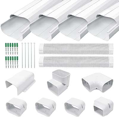Kit de couverture de conduit décoratif en pvc de 4 pouces et 17 pieds pour mini. Faites des économies sans renoncer à vos envies chez DIAYTAR COTE D'IVOIRE, la boutique en ligne incontournable pour trouver des produits discount. Explorez notre sélection dédiée à la maison, l'électroménager, l'informatique, la mode et les gadgets, et profitez de prix réduits sur tous nos articles. Ne laissez pas passer cette occasion de faire de bonnes affaires !