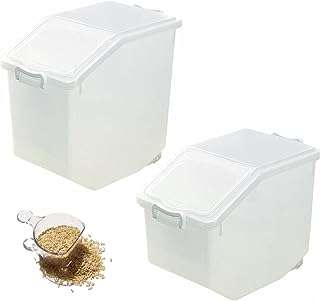 Primify ensemble de 2 récipients de stockage de riz (10 kg et 15. Faites-vous plaisir sans vous ruiner avec DIAYTAR COTE D'IVOIRE, la boutique en ligne qui propose des produits discount pour tous les budgets. Venez découvrir notre sélection de produits pour la maison, l'électroménager, l'informatique et la mode, et profitez de remises exceptionnelles.