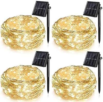 Lot de 4 guirlandes lumineuses à énergie solaire pour jardin terrasse. Bienvenue chez DIAYTAR COTE D'IVOIRE, votre destination en ligne de confiance pour des produits discount variés allant des indispensables de la maison aux appareils électroménagers dernier cri, en passant par l'informatique, la mode et les gadgets tendance. Explorez notre vaste sélection d'articles à prix réduits et faites des économies sans sacrifier la qualité.