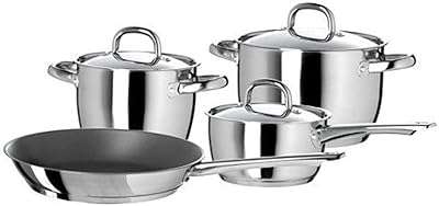   batterie de cuisine 365+ 7 pièces en acier inoxydable. DIAYTAR COTE D'IVOIRE  - la référence en matière de shopping en ligne à prix réduit. Trouvez tout ce dont vous avez besoin pour votre maison, de l'électroménager pratique aux articles de mode tendance, en passant par les dernières innovations technologiques. Faites des économies sans compromettre la qualité avec notre selection de produits discount de confiance.