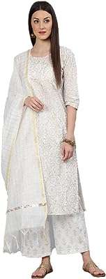 Ensemble kurti pour femme avec dupatta et palazzo | chemisier kurta. DIAYTAR COTE D'IVOIRE, votre partenaire shopping pour des bonnes affaires au quotidien. Profitez de notre large sélection de produits de qualité à prix réduits, allant des appareils électroménagers indispensables aux dernières tendances de la mode, en passant par les gadgets high-tech et les accessoires informatiques incontournables.
