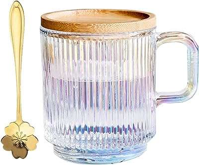 Tasse à café transparente irisée yaloke avec couvercle et cuillère sakura tasses thé en verre. Faites des économies sans compromettre la qualité grâce à DIAYTAR COTE D'IVOIRE . Notre large éventail de produits discount, allant des articles de maison à l'électroménager, de l'informatique à la mode, et même aux gadgets dernier cri, saura vous satisfaire, tout en vous offrant le meilleur rapport qualité-prix.