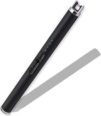 Briquet électrique à bobine d'arc avec indicateur de batterie triple sécurité. DIAYTAR COTE D'IVOIRE  - votre partenaire discount pour une vie plus abordable. Nous vous présentons une vaste sélection de produits de qualité à des prix imbattables, allant de l'électroménager performant aux articles de mode élégants. Achetez malin avec nous et réalisez d'importantes économies.