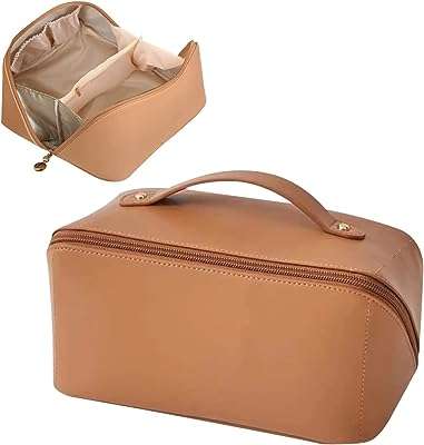 Trousse cosmétique de voyage de grande capacité trousse de maquillage multifonctionnelle en cuir pu avec poignée. DIAYTAR COTE D'IVOIRE, la boutique en ligne qui rend l'achat de produits discount facile et abordable. Parcourez notre collection variée allant de la maison à l'électroménager, en passant par l'informatique, la mode et les gadgets, et trouvez tout ce dont vous avez besoin à des prix défiant toute concurrence !