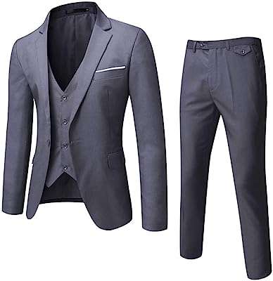 Willfull hommes coupe slim un bouton 3 pièces costumes blazers business. Faites des bonnes affaires avec DIAYTAR COTE D'IVOIRE, la référence en matière de produits discount. Notre boutique en ligne propose tout, des appareils électroménagers aux gadgets dernier cri, en passant par les vêtements branchés. Profitez de nos offres exceptionnelles et économisez sur tous vos achats.