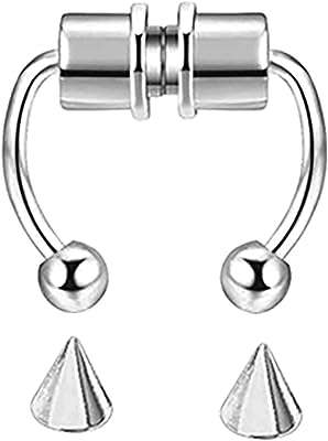 Anneau de nez magnétique en fer à cheval réutilisable en acier inoxydable. DIAYTAR COTE D'IVOIRE  - Votre solution en ligne pour des achats malins à petit prix. Explorez notre vaste gamme de produits discount, des indispensables pour la maison aux dernières nouveautés en matière d'informatique, de mode et de gadgets. Économisez sans compromis sur la qualité en choisissant notre boutique en ligne.