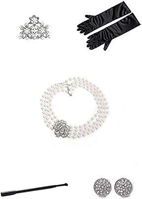 Audrey hepburn breakfast at tiffany's costume pour tout petits pour enfants 5 pièces bijoux en perles. Naviguez dans notre boutique en ligne DIAYTAR COTE D'IVOIRE  pour découvrir une sélection exceptionnelle de produits discount. De l'électroménager aux articles de mode en passant par l'informatique et les gadgets, vous trouverez tout ce dont vous avez besoin pour satisfaire vos envies tout en restant dans votre budget.