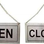 Panneau de signalisation ouvert suspendu thw en acier inoxydable (5"x12"). DIAYTAR COTE D'IVOIRE  : la solution idéale pour des achats malins en ligne. Profitez de notre large gamme de produits discount, allant des appareils électroménagers essentiels aux dernières tendances de la mode, en passant par les accessoires informatiques indispensables, et économisez tout en vous faisant plaisir.