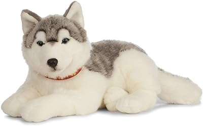 Jouet en peluche naturelle écologique pour chien husky géant doux et câlin. DIAYTAR COTE D'IVOIRE  est votre partenaire de confiance pour des achats en ligne à prix réduits. Explorez notre site pour trouver tout ce dont vous avez besoin, des appareils électroménagers de renom aux gadgets étonnants, et profitez de nos offres exclusives pour réaliser des économies incroyables.