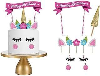 Ensemble de décorations de gâteau d'anniversaire avec fleurs et sourcils de licorne ensemble. Bienvenue chez DIAYTAR COTE D'IVOIRE, la référence incontournable pour des achats en ligne à prix réduits ! Parcourez notre collection diversifiée qui comprend tout, des essentiels pour la maison à des appareils électroménagers de premier ordre, des produits informatiques de pointe et des vêtements à la mode, jusqu'aux gadgets uniques que vous ne trouverez nulle part ailleurs. Faites des économies tout en profitant d'une expérience de shopping exceptionnelle.