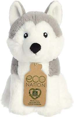 Aurora 35046 eco nation husky peluche 8" gris et blanc. À la recherche de bonnes affaires en ligne ? Ne cherchez plus ! DIAYTAR COTE D'IVOIRE  vous offre un vaste choix de produits discount, de la maison à l'électroménager, en passant par l'informatique et la mode. Faites-vous plaisir à des prix incroyables et découvrez notre sélection dès maintenant.